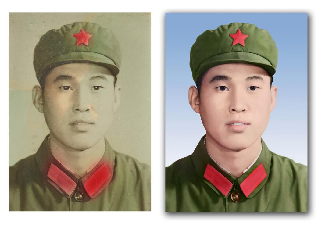 鄂温克破损照片修复-18